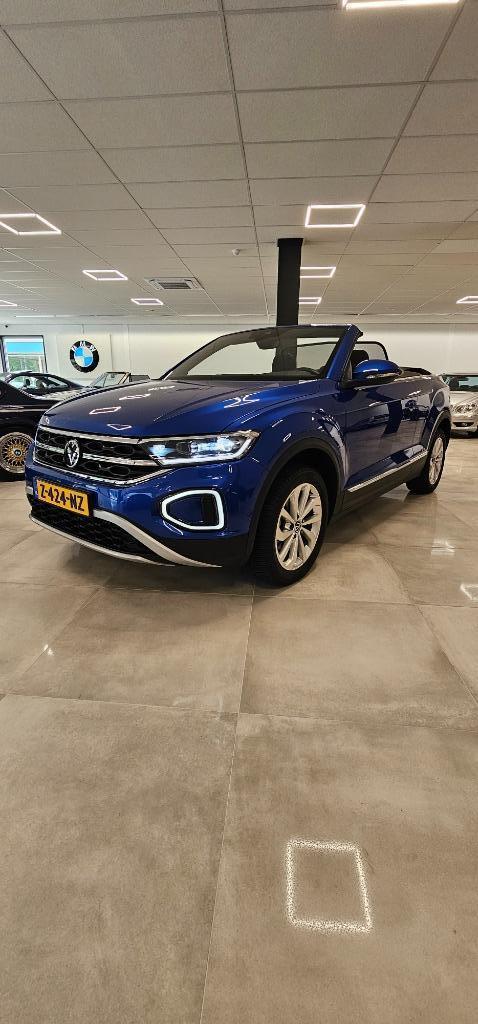 Volkswagen T-roc Cabrio 1.5 TSI 150pk 7-DSG 2022 GARANTIE, Stof, 1498 cc, Zwart, 4 cilinders