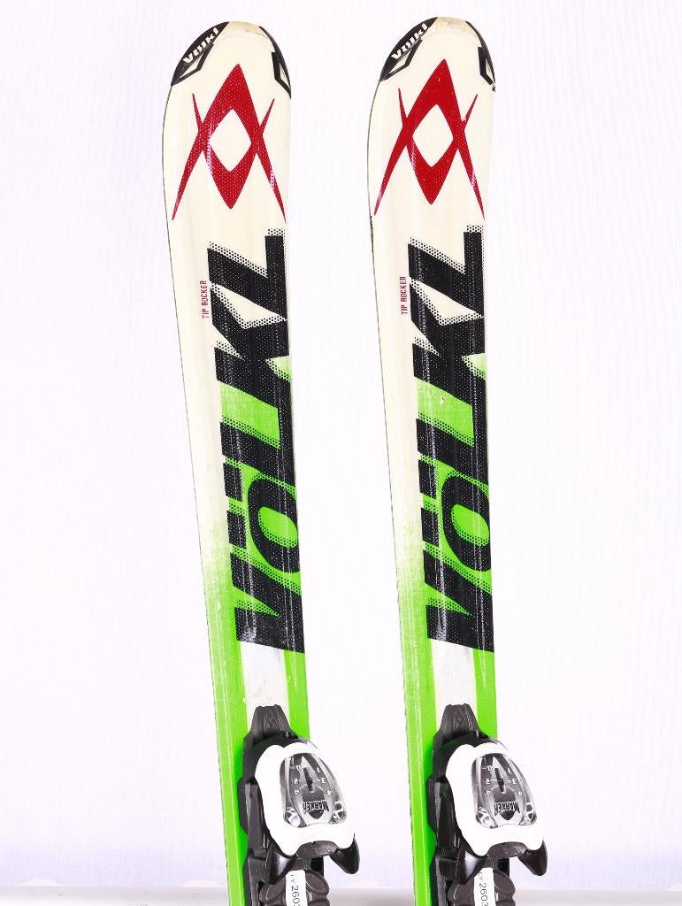 110 120 kinder ski's VOLKL RTM JR, power shell tech, Overige merken, Gebruikt, 100 tot 140 cm, Ophalen of Verzenden