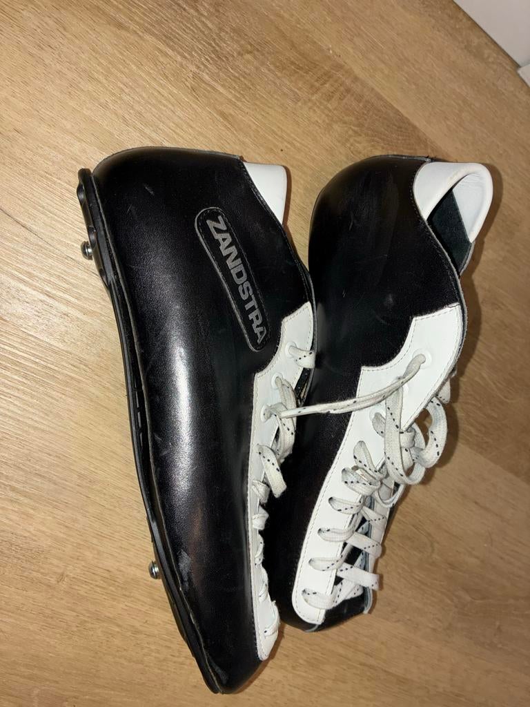 Zandstra schaatsschoenen maat 44 - Bold-on systeem, Ophalen, Zandstra, Zo goed als nieuw, Noren