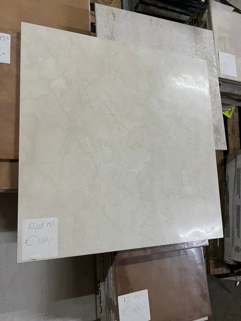 Vloertegels 60x60 cm ITALGRANITI 10,08 m2 voor €100,-, Ophalen, Nieuw, Vloertegels, 60 cm of meer