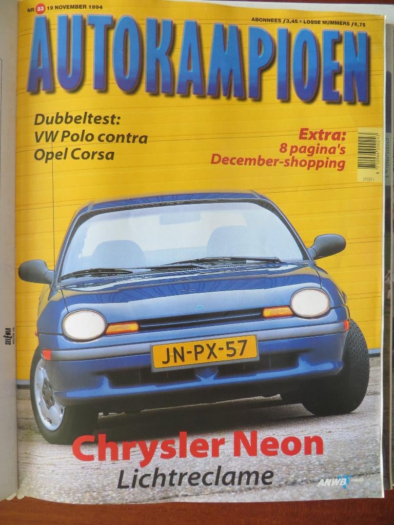 Autokampioen 23 1994 Kitcars, Chrysler Neon, Felicia, Polo, Ophalen of Verzenden, Nieuw, Overige merken