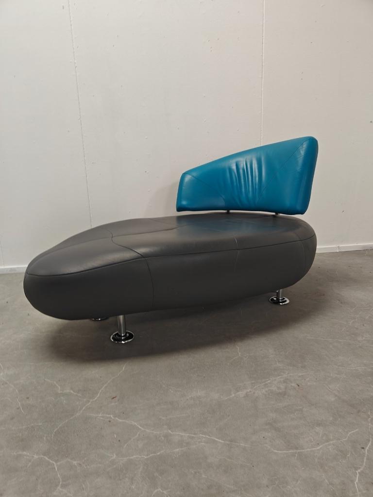 Leolux  - Chaise longue - Kikko- Chroom., Ophalen, Gebruikt, Eenpersoons, 75 tot 100 cm