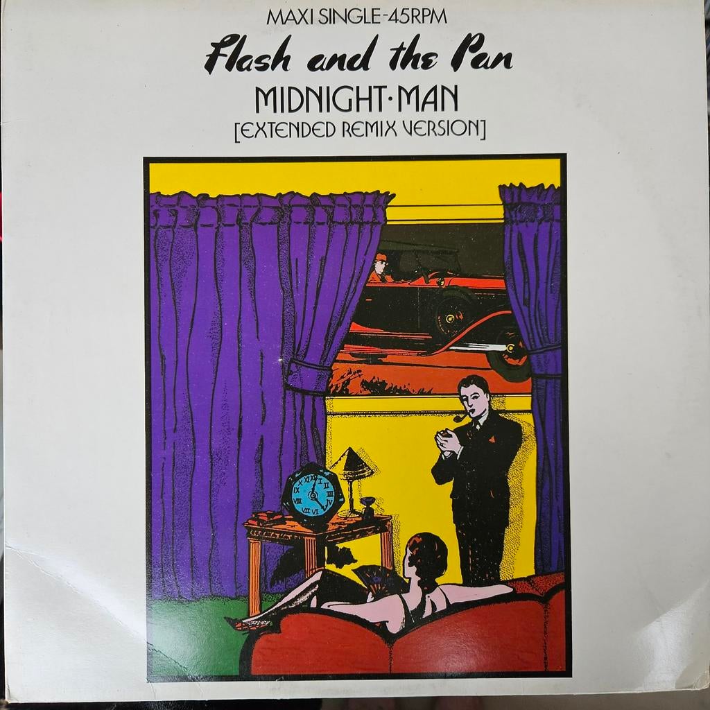 Flash And The Pan - Midnight Man 12inch Maxisingle Vinyl, Ophalen of Verzenden, 12 inch, Maxi-single