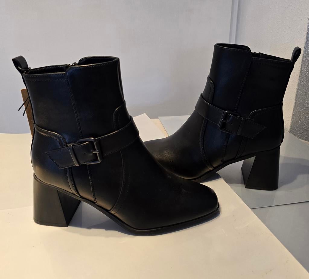 Even&Odd Zwarte Korte Laarzen Maat 39 Nieuw, Kleding | Dames, Schoenen, Zwart, Lage of Enkellaarzen, Nieuw, Ophalen of Verzenden