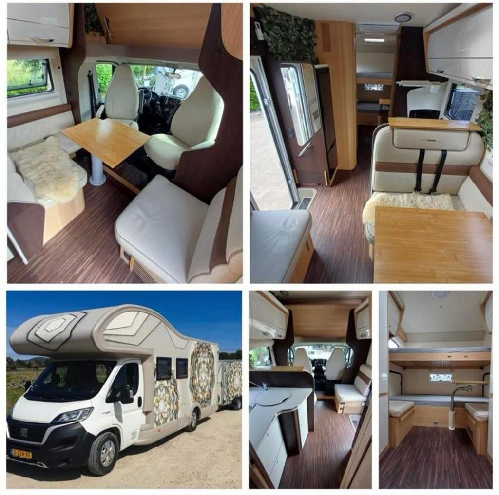 Camper Forster A741VB en bijpassende aanhanger, Caravans en Kamperen, Luifel, Alkoof, Ringverwarming, Fiat