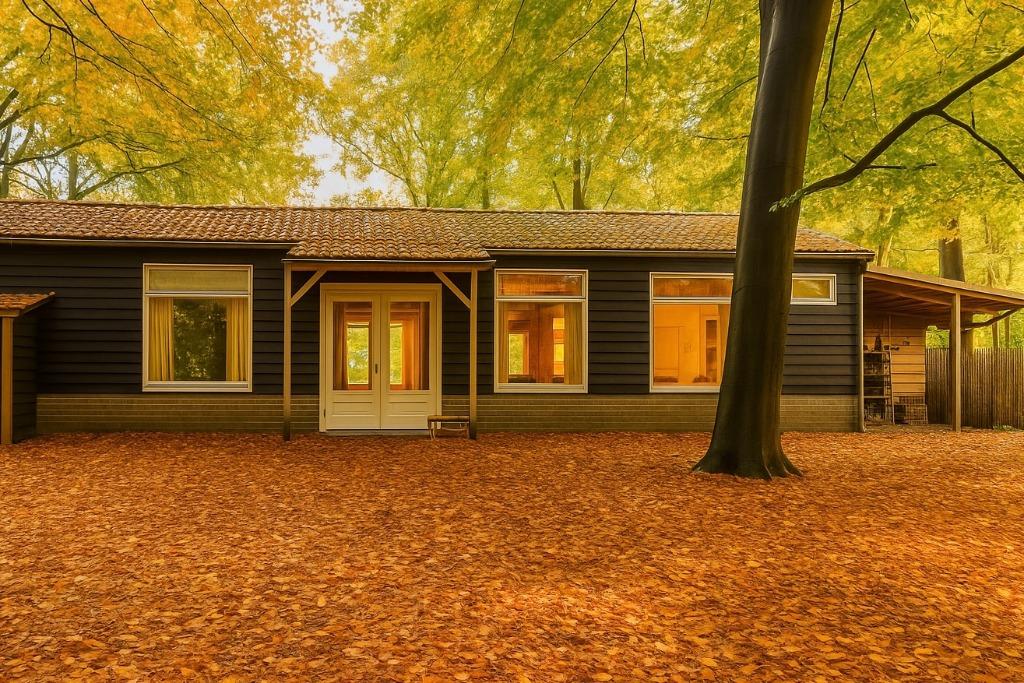 Unieke recreatiewoning op eigen grond 1155 m² bosperceel, Huizen en Kamers, 133 m², Overige soorten, Utrecht, 1 slaapkamers