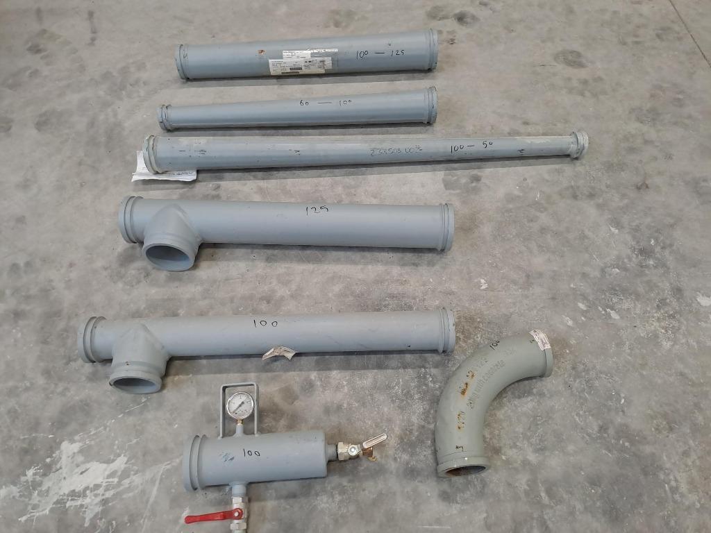 Putzmeister verloop/T-stuk/Bocht/Manometer betonpomp, Doe-het-zelf en Verbouw, Ophalen, Nieuw