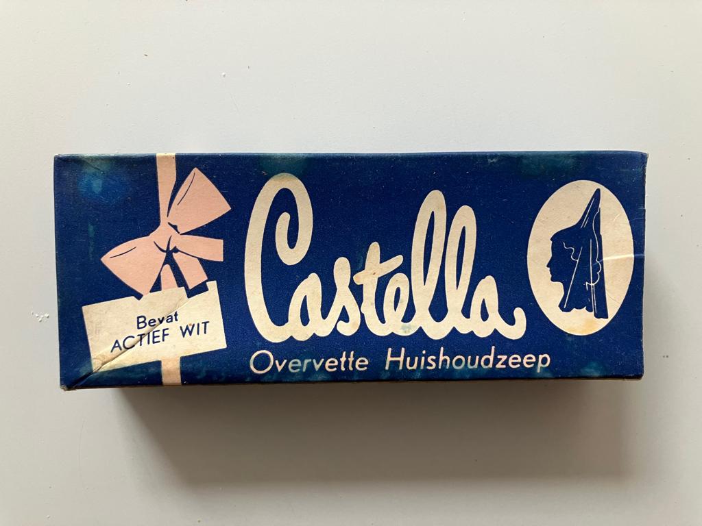 1 verpakking met 2 stukken Castella huishoudzeep , Ophalen of Verzenden, Schoonmaakmiddel
