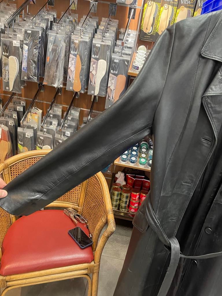 Leren jas, Kleding | Heren, Ophalen of Verzenden, Zo goed als nieuw, Zwart