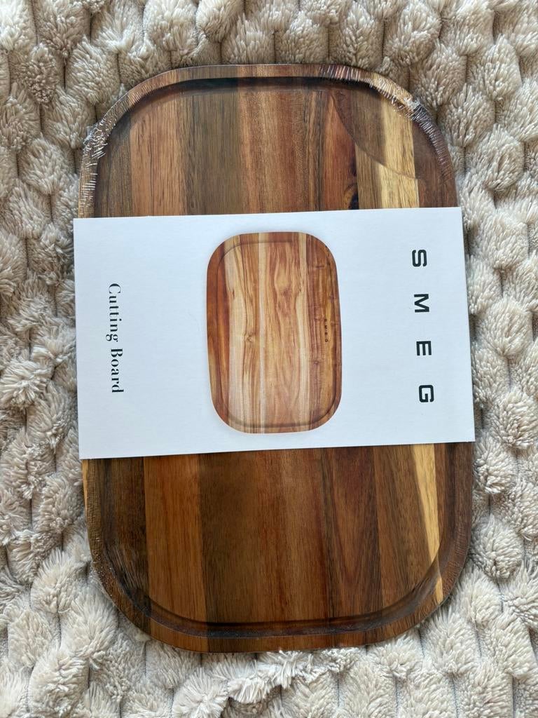 SMEG snijplank acacia hout (SEALED), Ophalen, Nieuw