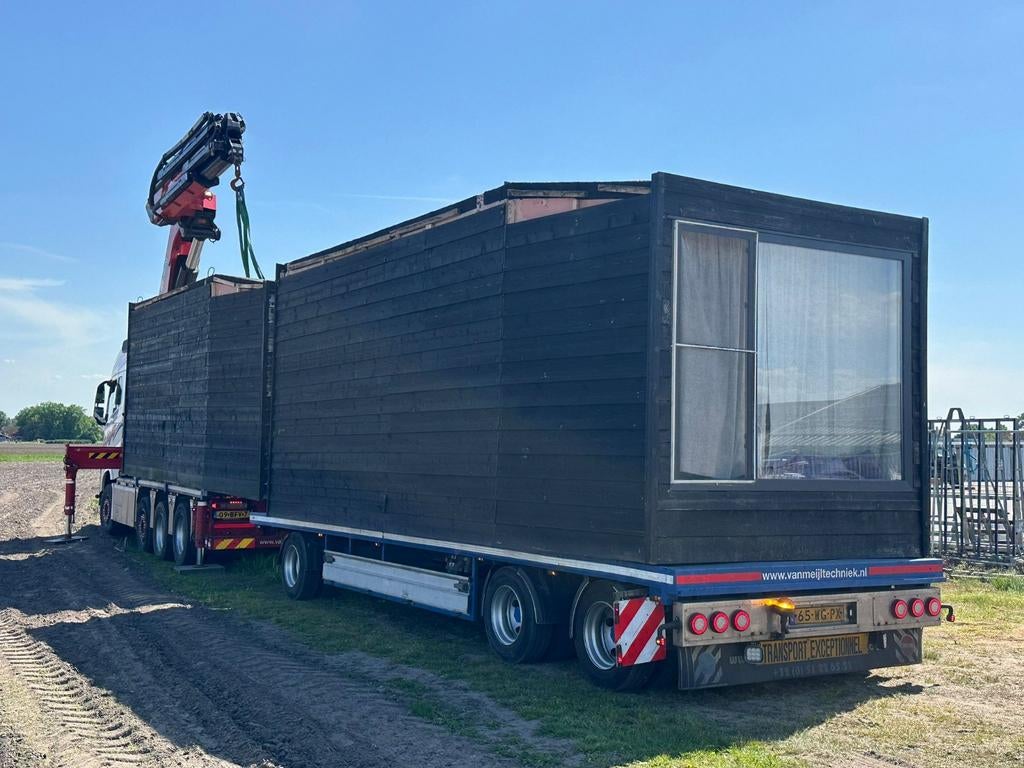 Spacebox l woonunit l stacaravan zwart de laatste, Ophalen of Verzenden
