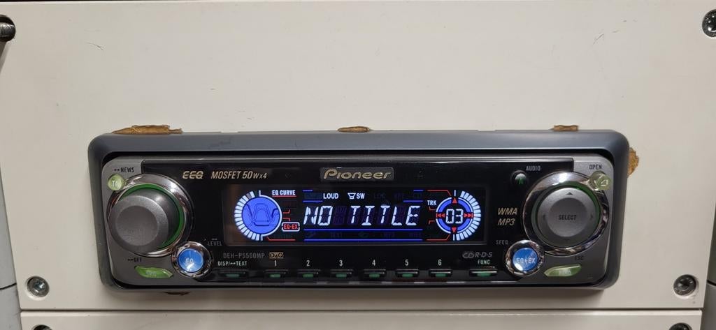 Pioneer DEH-P5500MP Autoradio, Ophalen of Verzenden, Gebruikt