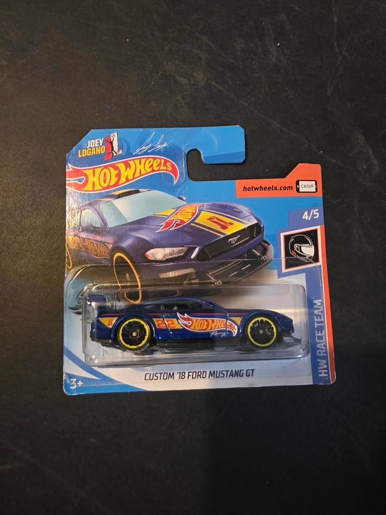 Hot wheels 18 ford mustang gt joey logano, Ophalen of Verzenden, Nieuw
