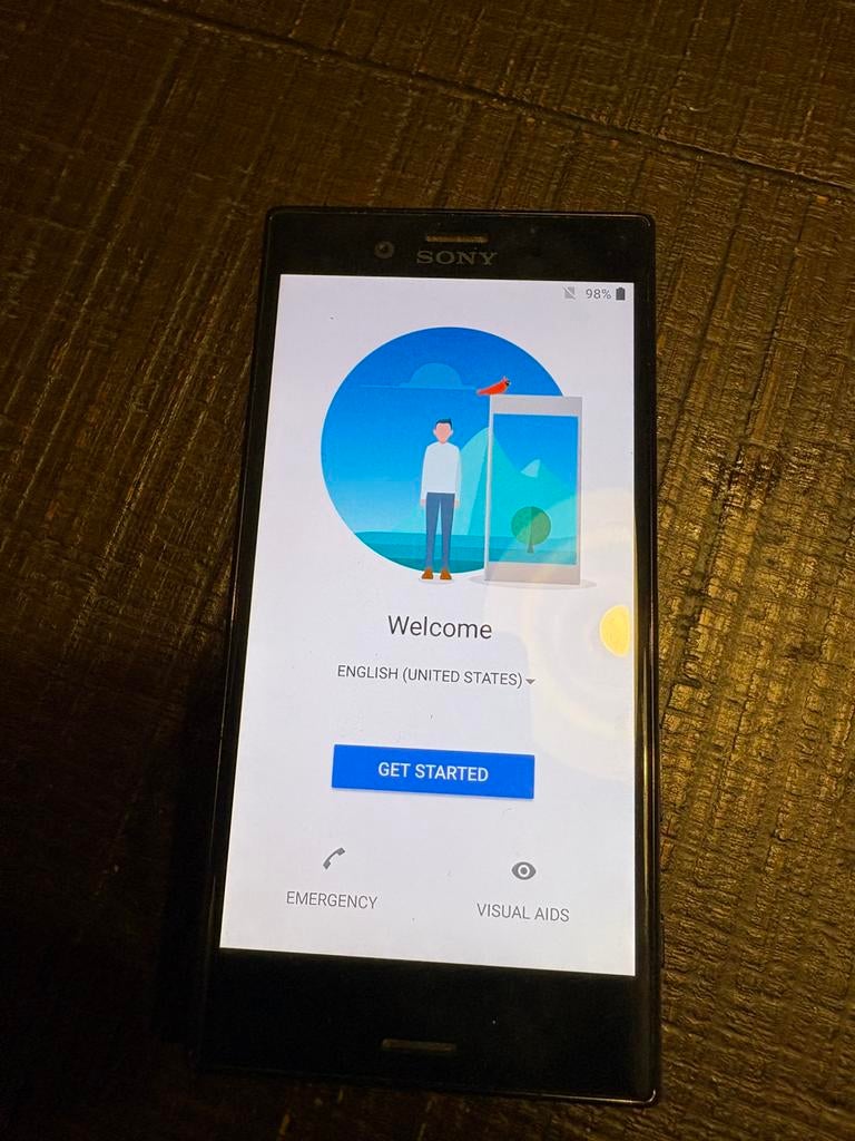 Sony Xperia smartphone, Ophalen, Zo goed als nieuw, Zwart