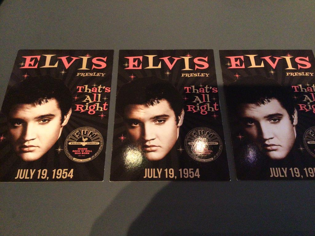 3 prachtige Elvis Presley kaarten, NIEUW, Ophalen of Verzenden, 1980 tot heden, Ongelopen, Sterren en Beroemdheden