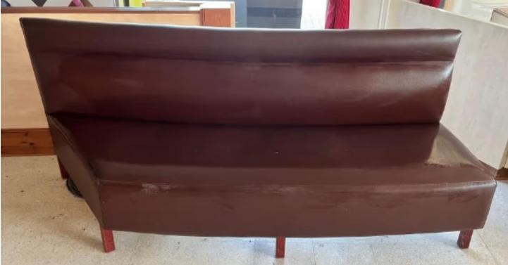 Bank gebogen model, 3 stuks, Ophalen, Gebruikt, Overige maten, 150 tot 200 cm