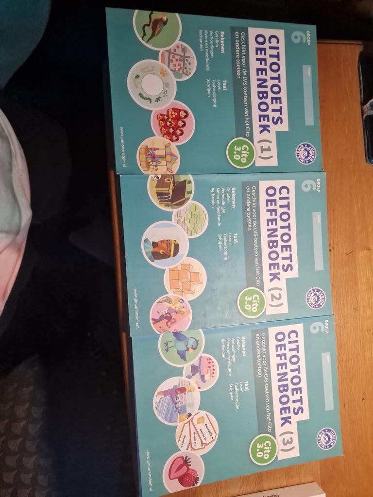 Citotoets Oefenboeken Groep 6 - Deel 1, 2 & 3, Junior Einstein, Ophalen of Verzenden, Zo goed als nieuw, Nederlands