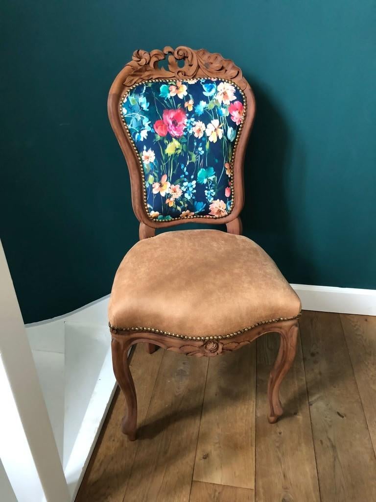 barok eetkamerstoel queen ann medaillon, Overige kleuren, Verzenden, Medaillon landelijk queen ann, Nieuw