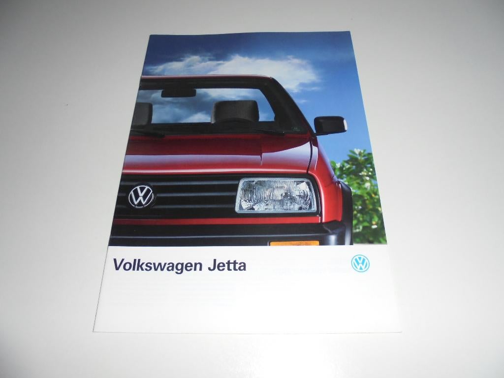 brochure Volkswagen Jetta  1991, Ophalen of Verzenden, Nieuw, Volkswagen