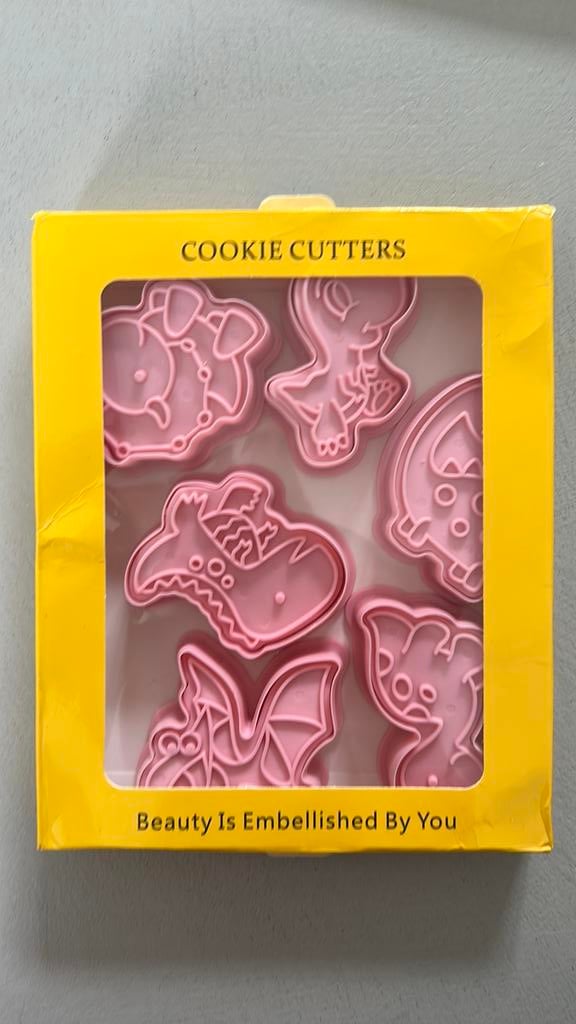 Dino cookie/fondant cutter, Ophalen of Verzenden, Zo goed als nieuw, Taarten of Cupcakes, Bakvorm