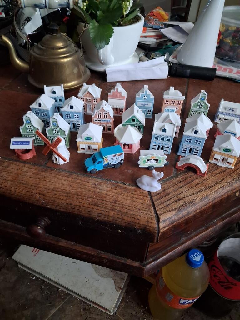 Te koop verzameling ah winterdorp huisjes en extra ., Albert Heijn, Ophalen of Verzenden