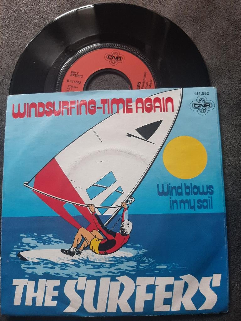 THE SURFERS - WINDSURFING, Cd's en Dvd's, Vinyl Singles, Zo goed als nieuw, Single, Pop, 7 inch, Ophalen of Verzenden