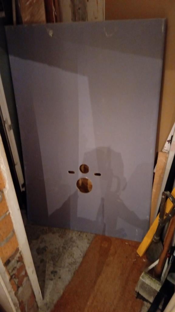 Gratis Knauf Diamond Board Toiletplaat, Doe-het-zelf en Verbouw, Platen en Panelen, Ophalen, Nieuw, Overige materialen, Minder dan 20 mm