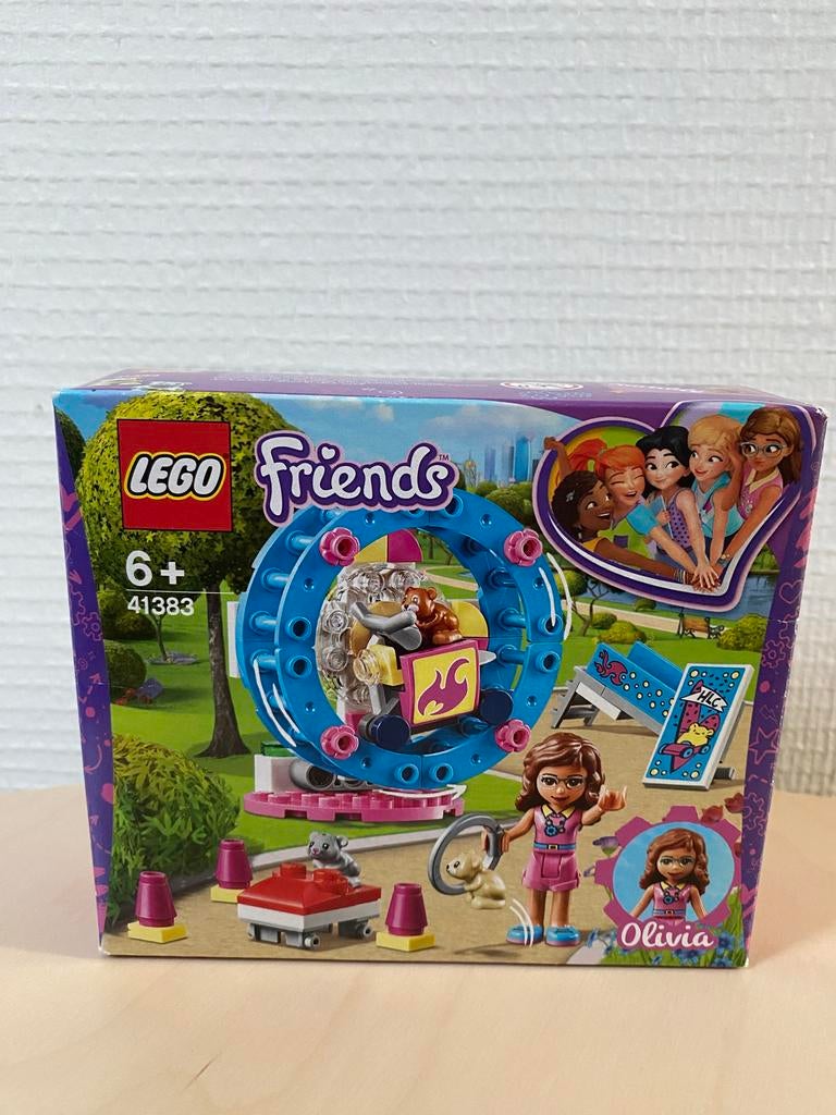 Lego Friends 41383 Olivia's Hamster Speeltuin - Compleet!, Ophalen of Verzenden, Zo goed als nieuw, Complete set, Lego