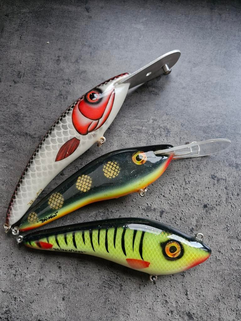 Grote Jerkbait en Pluggen - MCFT, Curd De Neve, Watersport en Boten, Hengelsport | Roofvissen, Overige typen, Ophalen of Verzenden
