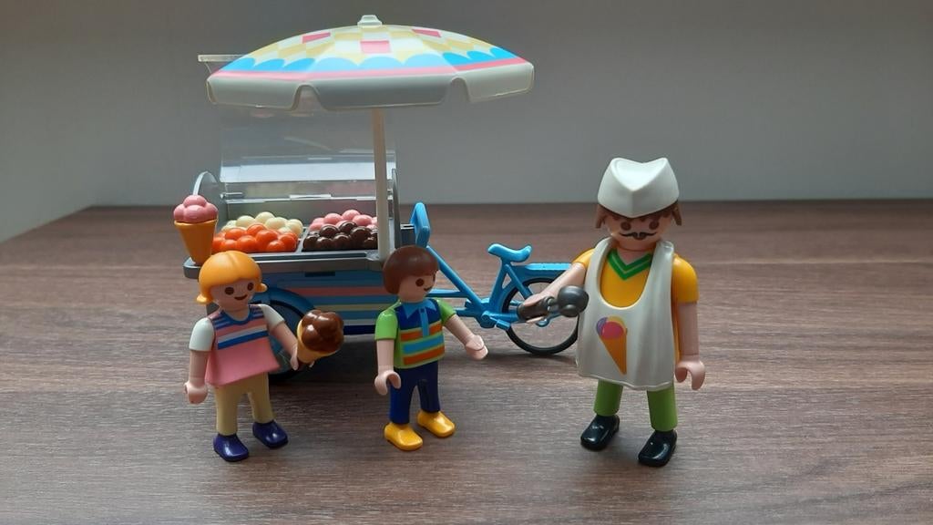 Playmobil 3244 ijscoman, Ophalen of Verzenden, Zo goed als nieuw