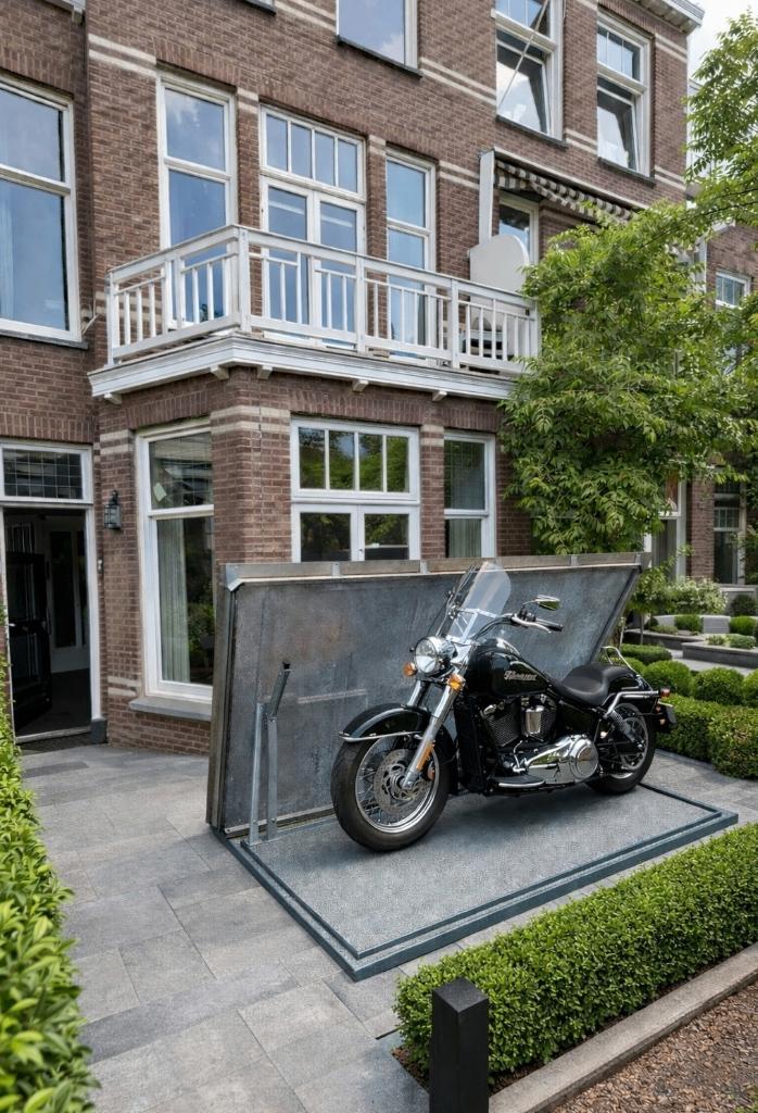 berging onder de grond incl. luxe lift all-in, Tuin en Terras, Ophalen of Verzenden, Nieuw, Metaal, Fietsenberging