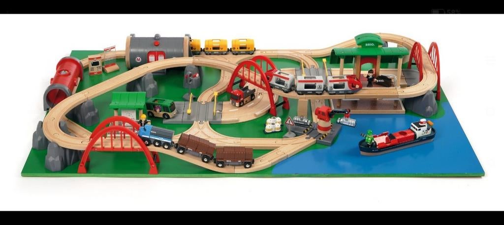 BRIO 33025 Retail Display Set - Vaste Baan!, Ophalen of Verzenden, Zo goed als nieuw, Complete set, Lego