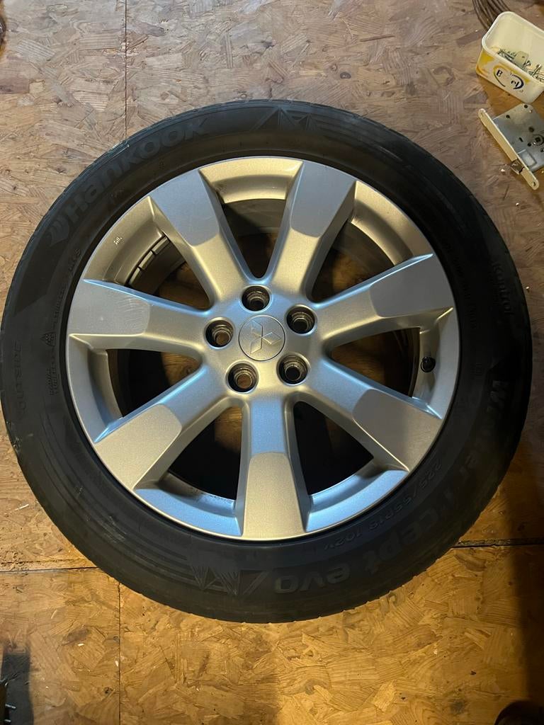 Winterbanden met velgen Mitsubishi Outlander, Auto-onderdelen, Banden en Velgen, Ophalen, 18 inch, Gebruikt, Banden en Velgen