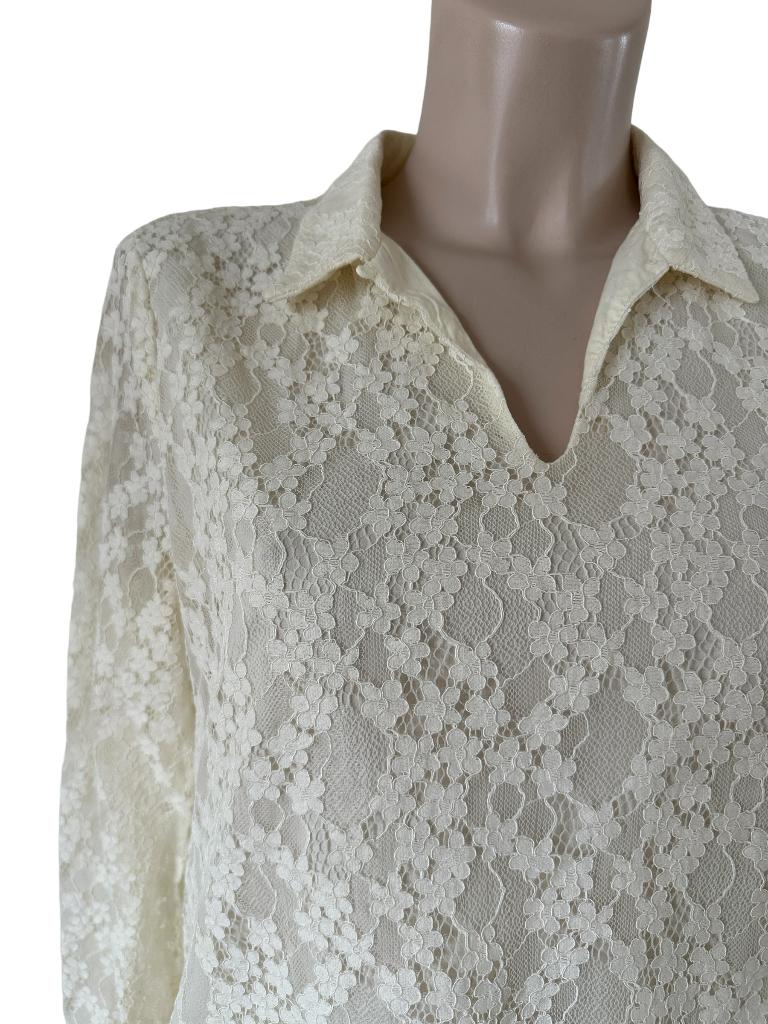 Purdey shirt lange mouw S, Maat 38/40 (M), Wit, Ophalen of Verzenden, Zo goed als nieuw