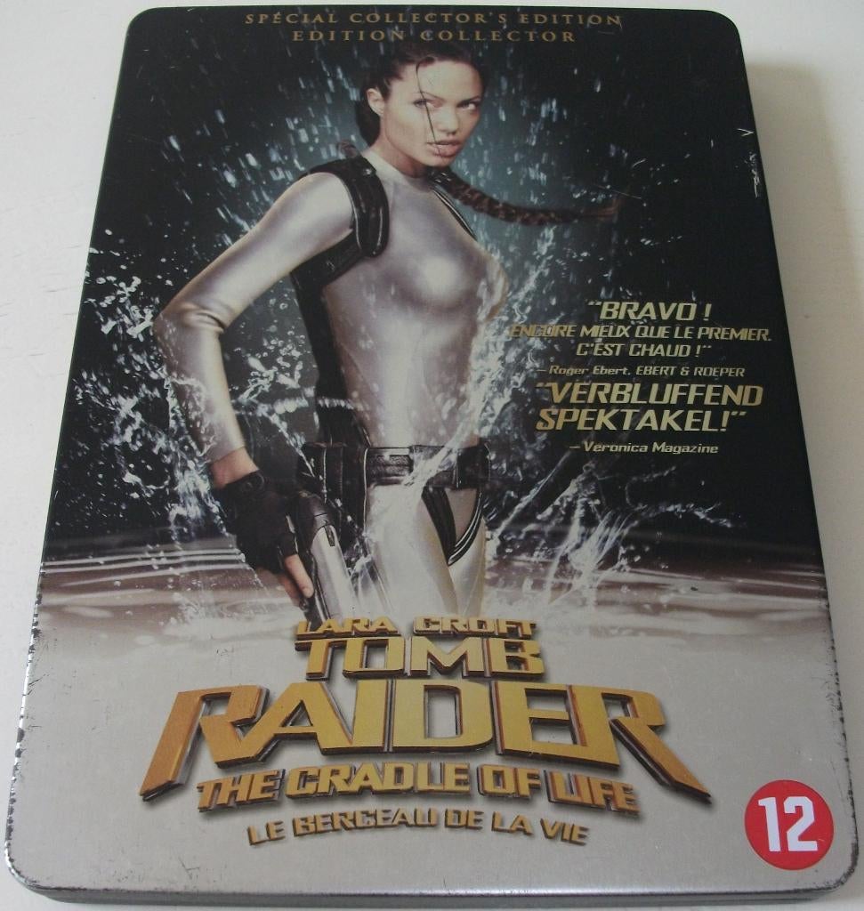 Dvd *** TOMB RAIDER *** The Cradle of Life Steelbook, Vanaf 12 jaar, Ophalen of Verzenden, Zo goed als nieuw, Actie
