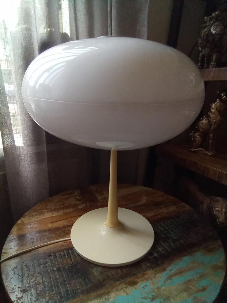 MUSHROOM TAFELLAMP ONTWERP BY MAGNUS ELEBÄCK CARL ÖJERSTAM, Ophalen, Zo goed als nieuw, Glas, MUSHROOM RETRO VINTAGE DESIGN