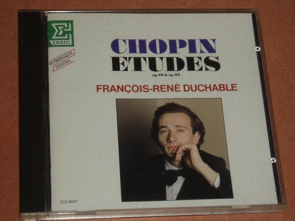 CD Francois-Rene Duchable - Chopin etudes, Verzenden, Classicisme, Gebruikt, Kamermuziek