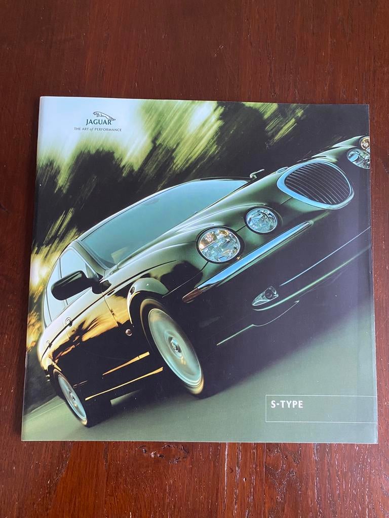 Autofolder Jaguar S-type (2), Boeken, Auto's | Folders en Tijdschriften, Ophalen of Verzenden, Zo goed als nieuw, Overige merken