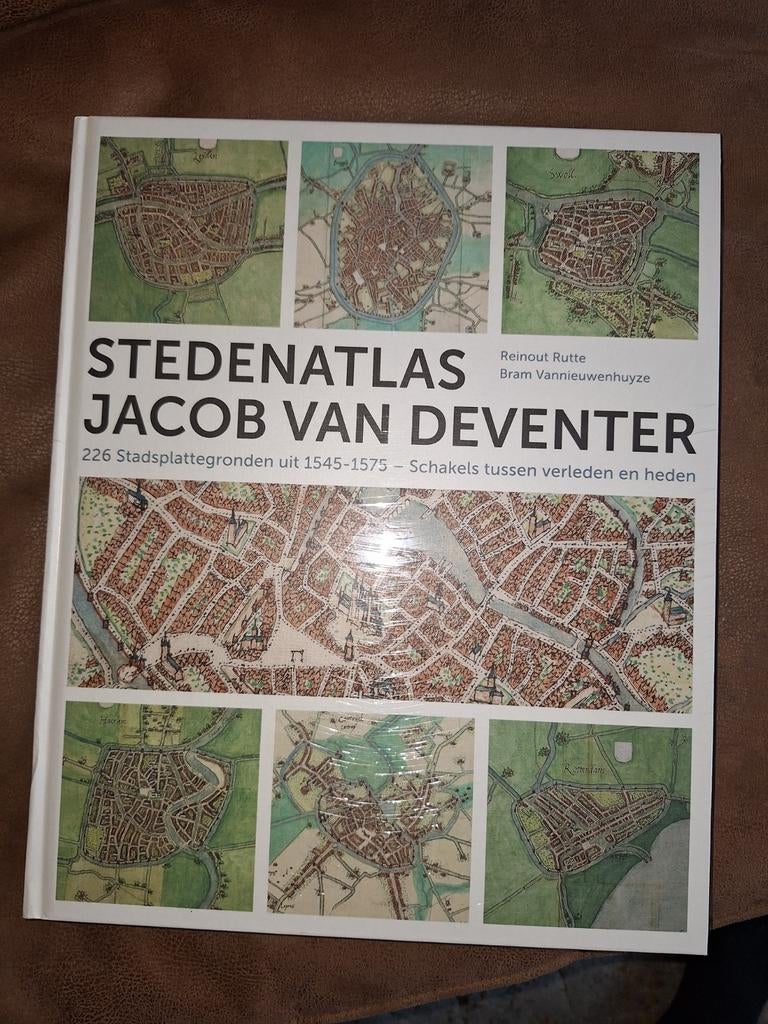 Stedenatlas Jacob van Deventer - Groot Boek, Overige atlassen, Voor 1800, Nieuw, Ophalen of Verzenden