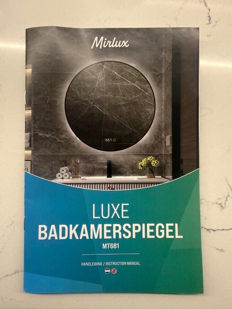 luxe badkamer spiegel, Huis en Inrichting, Badkamer | Badkamermeubels, Overige typen, Nieuw, Minder dan 25 cm, Minder dan 100 cm