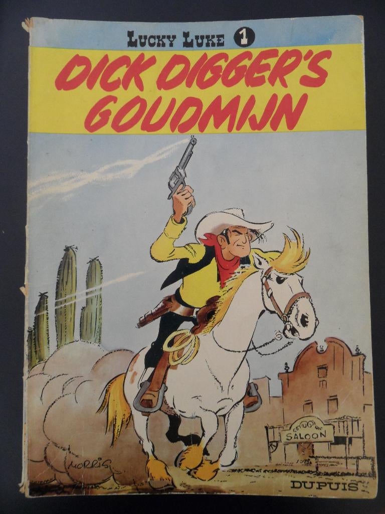Lucky Luke. 10 X, Boeken, Stripboeken, Meerdere stripboeken, Ophalen of Verzenden, Gelezen