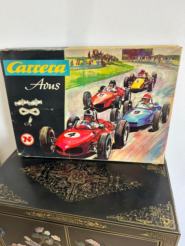 Originele jaren 60 Carrera Avus racebaan, Ophalen of Verzenden, Gebruikt
