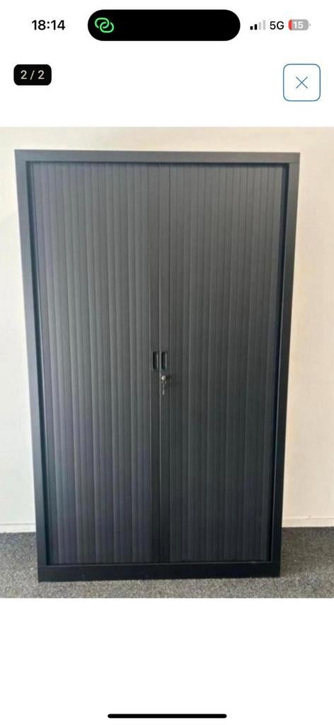 Gezocht Metalen roldeurkast archiefkast schuifdeurkast, Ophalen of Verzenden, Gebruikt, Metaal, Industrieel