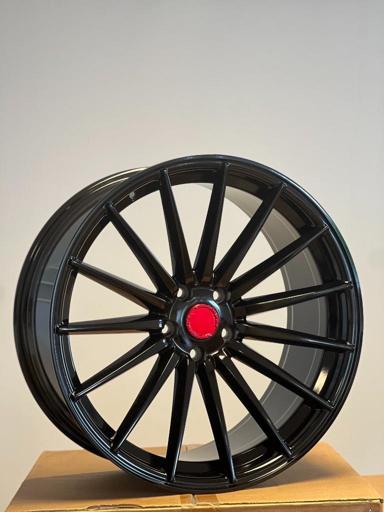 20 inch Vossen VFS-2 style Gloss Black velgen Audi BMW VW, Velg(en), ., Nieuw, Ophalen of Verzenden