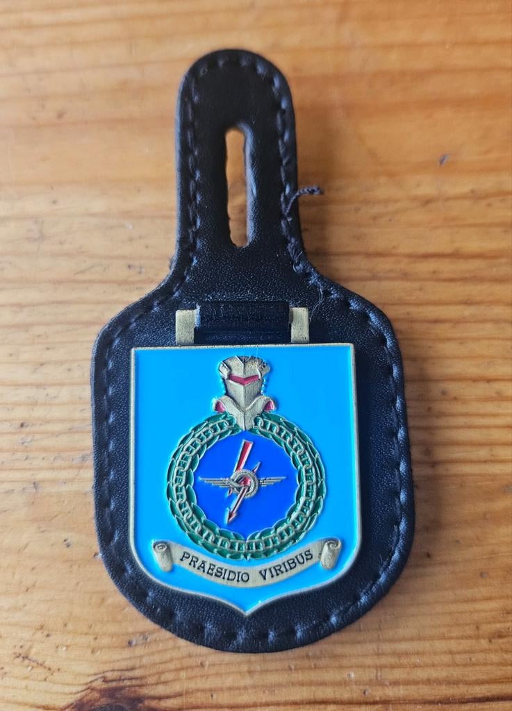 Borstzakhanger Logistiek Centrum Woensdrecht, Verzamelen, Militaria | Algemeen, Ophalen of Verzenden, Luchtmacht, Nederland, Embleem of Badge
