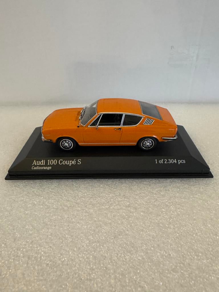 Audi 100 Coupé S Modelauto - Zeldzaam!, Ophalen, Zo goed als nieuw, Auto, MiniChamps