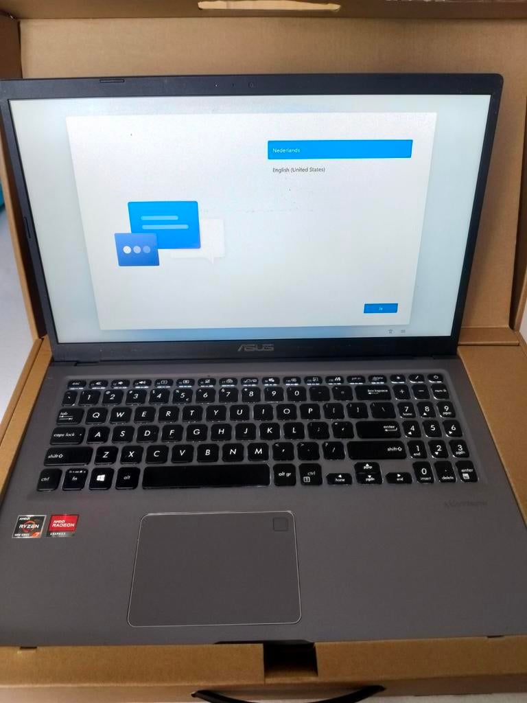 Asus M515U Laptop, Met videokaart, 8 GB, AMD Ryzen, Ophalen of Verzenden