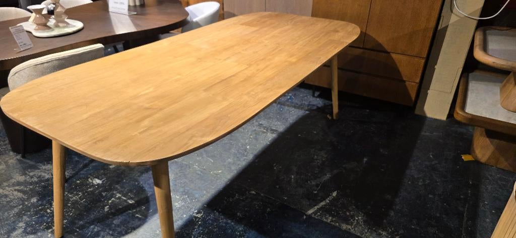 Eettafel Teakhout – 220cm Showmodel KORTING !, Bornsestraat 31, Teakhout, 200 cm of meer, Zo goed als nieuw