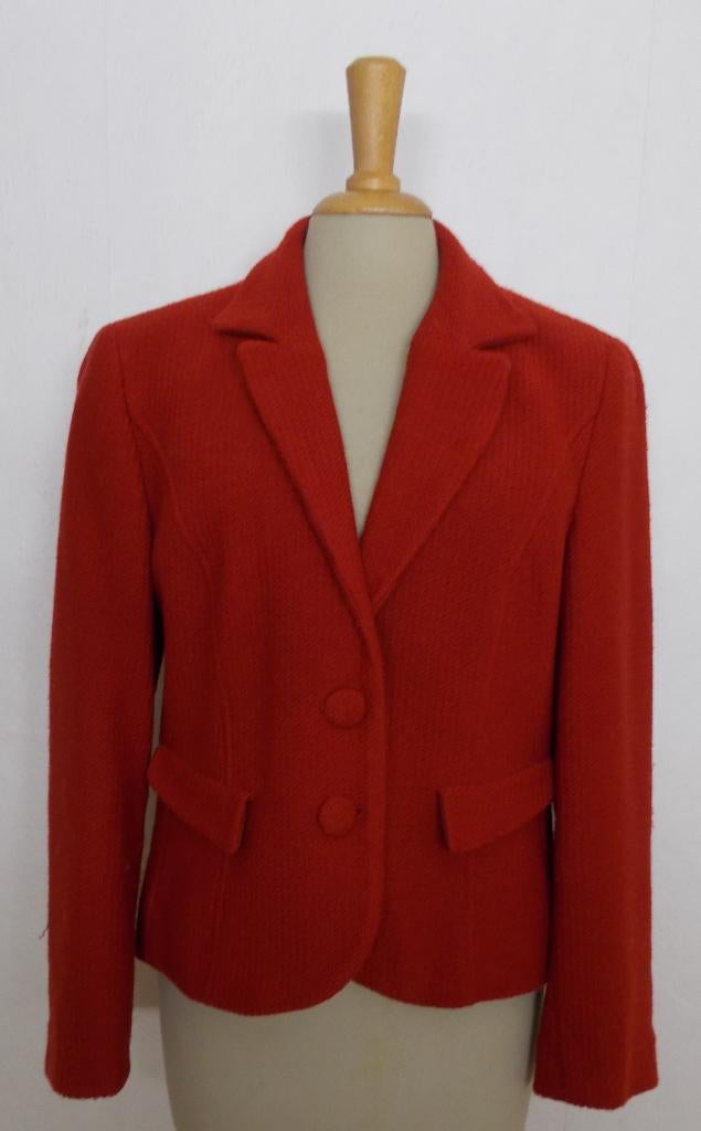 Mooi wijnrood vest/jasje van Sophia Pigozzi! 40, Kleding | Dames, Jasjes, Kostuums en Pakken, Maat 38/40 (M), Ophalen of Verzenden
