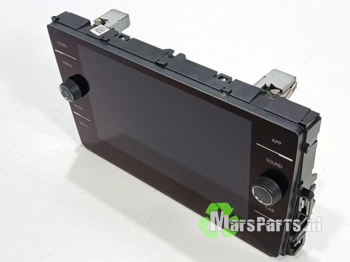 Navigatie Display van een Volkswagen Polo, Gebruikt, -, Volkswagen, -